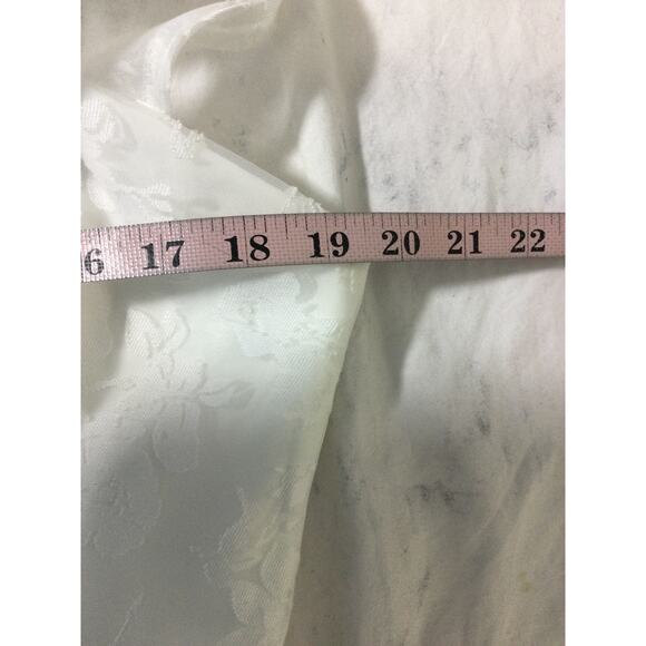 LULU'S XL White Extraordinary Charm Floral Burnout Tie-Strap Jumpsuit NEW B62 - Picture 6 of 11